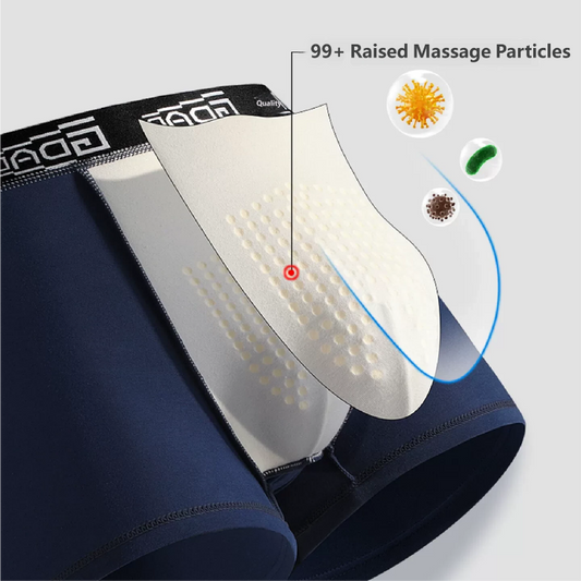 NODEX™ 168-Point Massage Boxers | All-Day Freshness